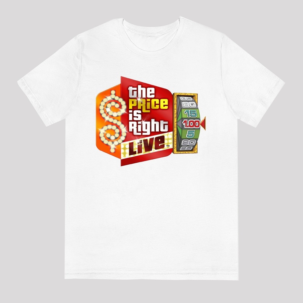The Price Is Right Live TV Show Logo T-Shirt White